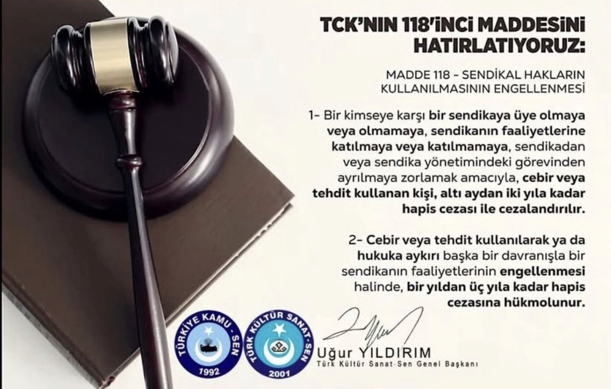 eylmkya's tweet photo. “Sendikal haklar pazarlık konusu değil, haktır.”  Baskı varsa mücadele de var 🙏🏻
#kamusen #türkkamusen #türkkültürsanatsen @OnderKahveci  @ugryldrm_ @tsarsin https://t.co/oyTjkN8Ob9