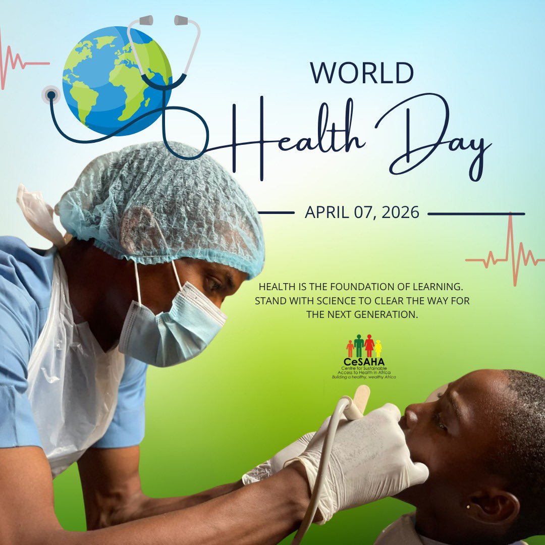 cesahafrica's tweet photo. Science + Compassion = Impact.
This #WorldHealthDay, we're standing with science to provide the specialized care our community deserves.
Because a community is only as strong as its most vulnerable heartbeat.
#WorldHealthDay2026 #StandWithScience
#HealthForAll #DignityInCare https://t.co/K3bGLR1eDM