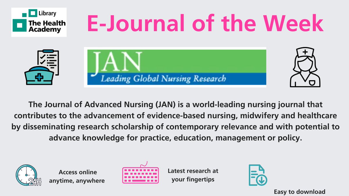 LancsHospLib's tweet photo. π₯π₯οΈ E-JOURNAL OF THE WEEK π₯οΈ π₯
Access quickly and easily at work β‘οΈ https://t.co/PTouNqP0hz or at home with an OpenAthens account. Find out more β‘οΈ https://t.co/EfhCgM4JR2 #LTHTrEJournalOfTheWeek π©ββοΈππ https://t.co/XPrOe5krfd