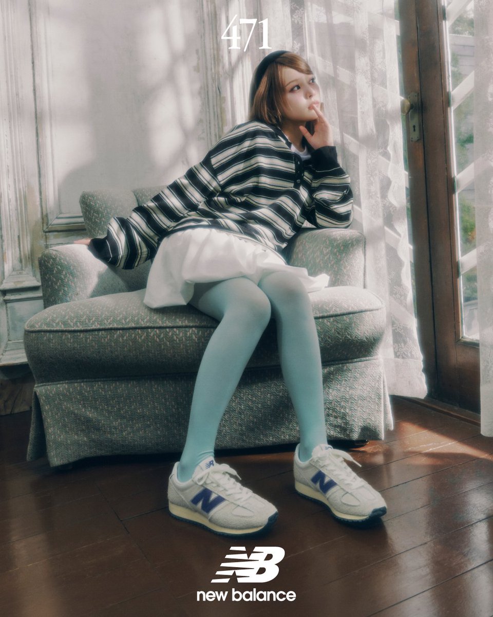 New Balance 「471」 齊藤なぎさの4days. Day1 やわらかなニット