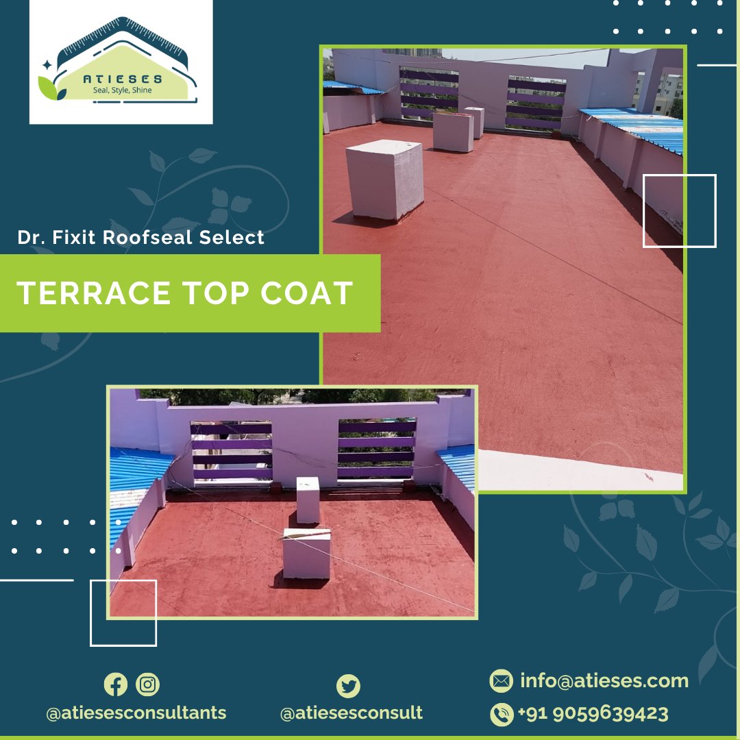 atiesesconsult's tweet photo. A terrace leakage is ruining your home? 🏠💧
Get Terrace Top Coat Waterproofing in Hyderabad today!
🏠 🌐 https://t.co/6RfD4g21yp
📞 +91 9059639423
#Waterproofing, #Hyderabad, #RoofRepair, #TerraceProtection https://t.co/Z3p0AgKHfZ