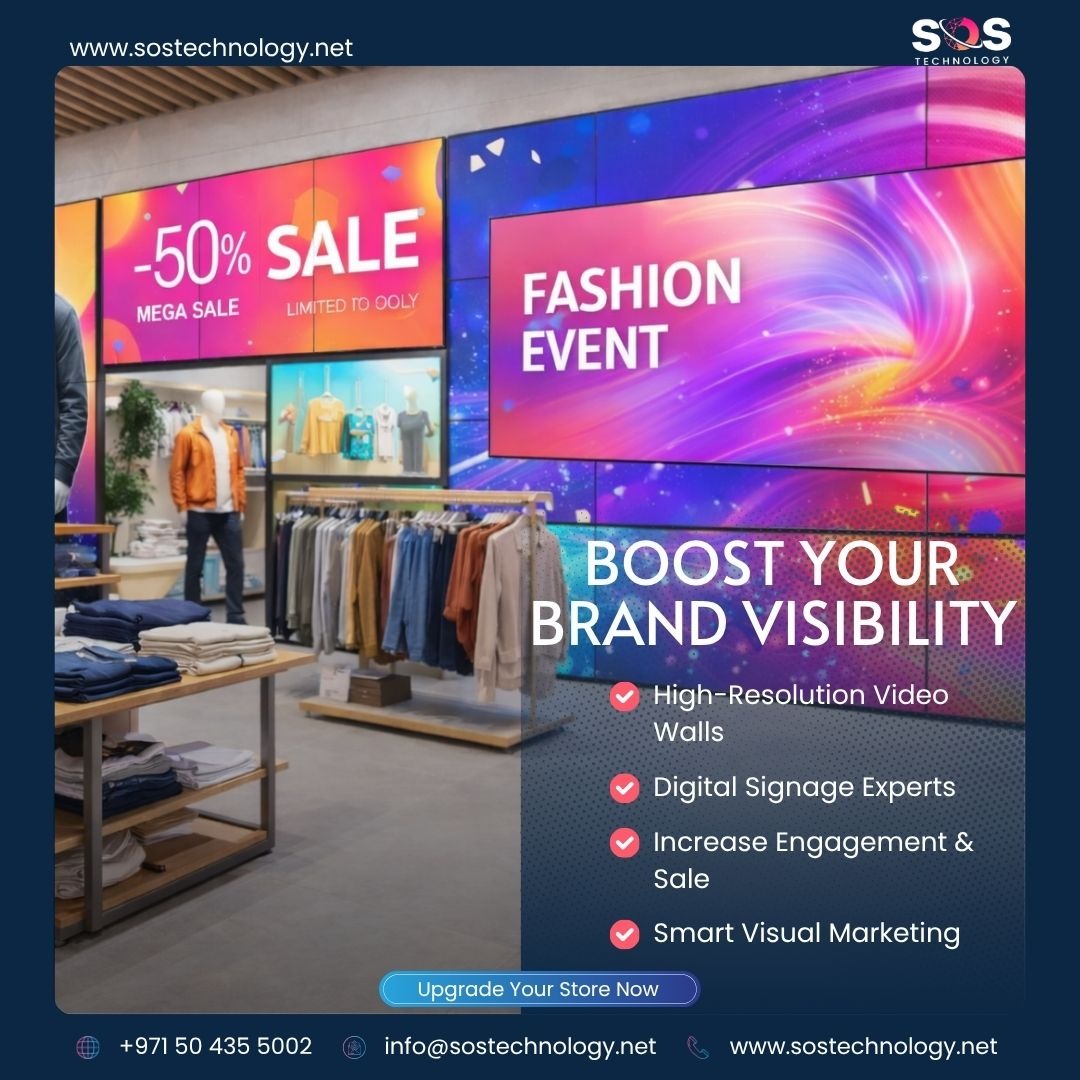 soscomputer2002's tweet photo. Boost Your Brand Visibility

Stand out from the competition with dynamic LED displays that capture attention instantly.Perfect for retail environments, these displays help increase customer engagement and drive sales by showcasing your products and promotions in a appealing way. https://t.co/tCXYXXzUFH