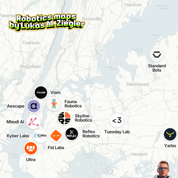 lukas_m_ziegler's tweet image. New York is a robotics city! 🗽

Everyone thinks that NYC is just about hedge funds, Wall Street and finance.

Let's break down why it's a great place to start a robotics company.

New York City is a powerful place to launch robotics startups because it combines top AI talent,