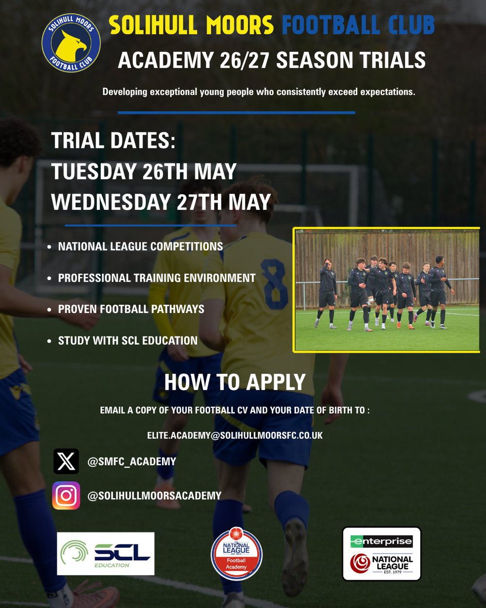 Solihull Moors Academy tweet media