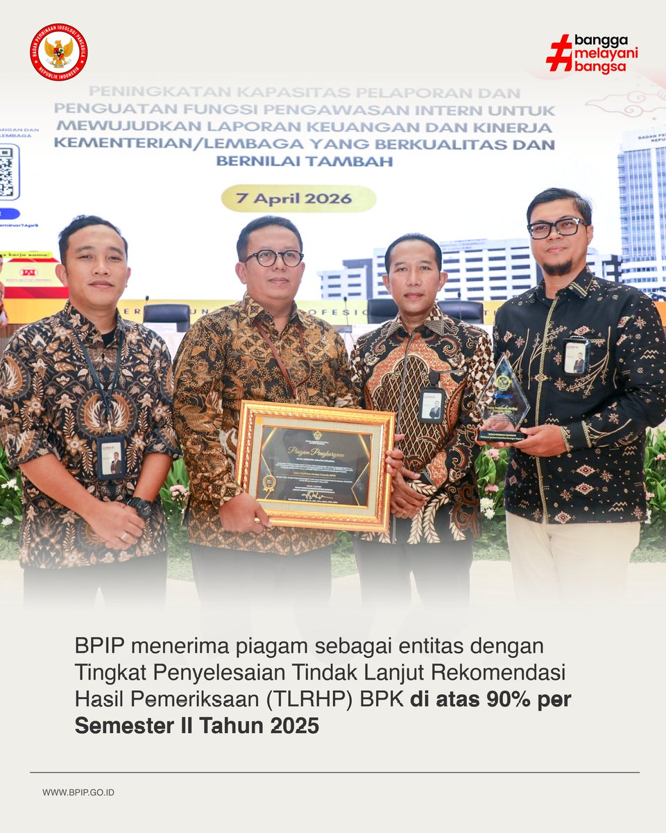 Badan Pembinaan Ideologi Pancasila tweet media