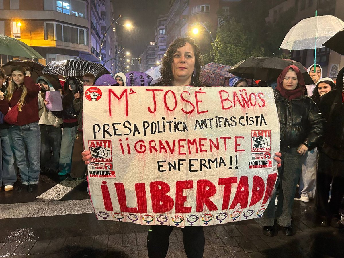 La Audiencia Nacional española obstaculiza la libertad condicional de la presa política antifascista María José Baños.

Según ha explicado su defensa, el tribunal ha incorporado un paso adicional en el proceso el cuál no debería aplicarse a su caso.

 ➡️lahaine.org/mm_ss_est_esp.…