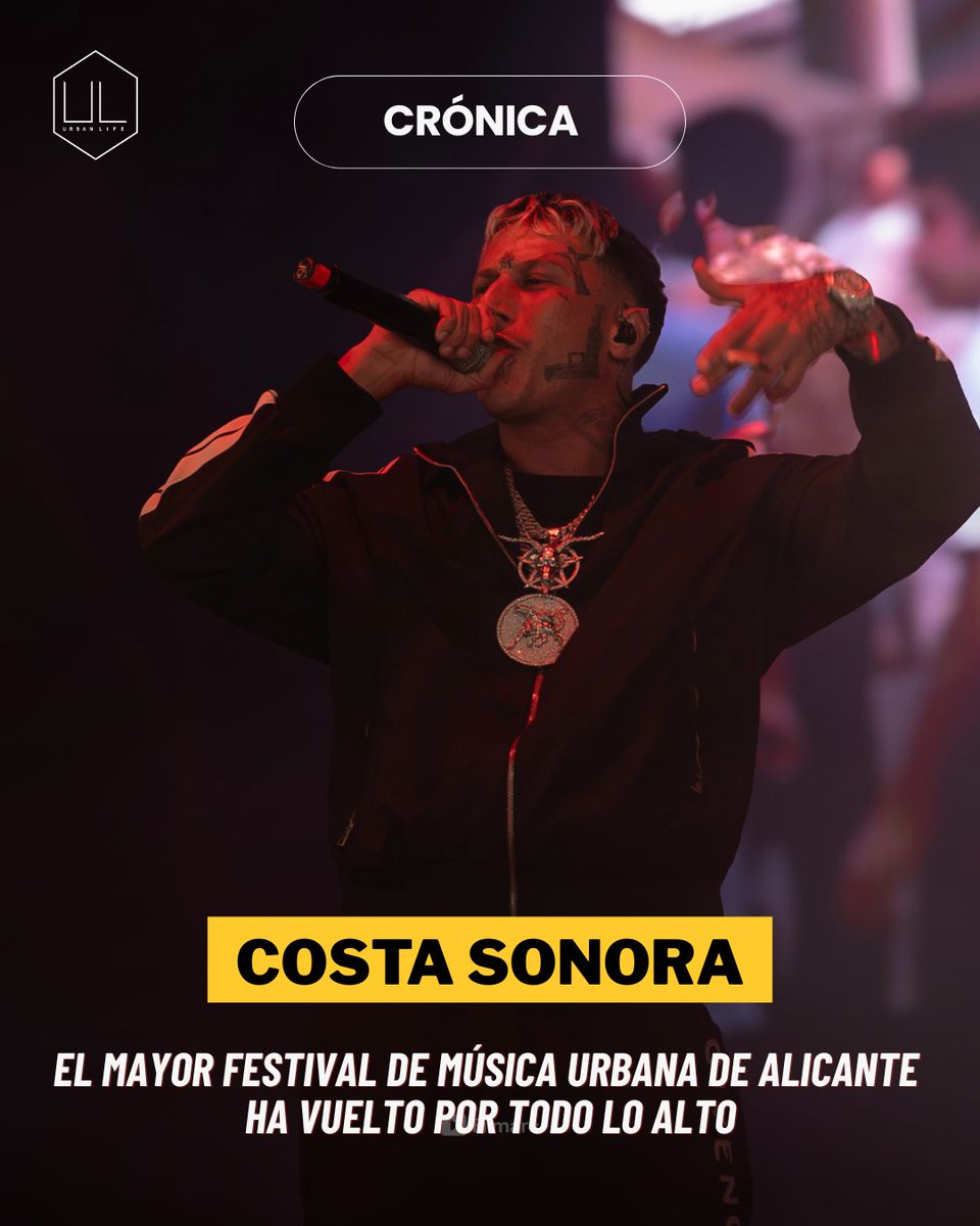 UrbanLifeWeb's tweet photo. 🚀 Costa Sonora se ha consolidado como uno de los mayores festivales de música urbana de nuestro país. Este pasado fin de semana celebraron su segunda edición en El Muelle Live, un escenario a orillas del Mar Mediterráneo. https://t.co/gH2v89pLac