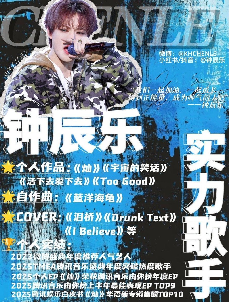 ZCLSTREAM's tweet image. While waiting, please leave many supportive comments for Chenle with the supporting poster made by llm/lilsuns, Suns ☀️ 🩵
weibo: weibo.com/8474182198/528…
xhs: xhslink.com/o/5G3HBCh6yD

#BeautifulTimeWithChenle
#CHENLE #천러 #辰乐 #チョンロ
#YouthChoir #超燃青春的合唱