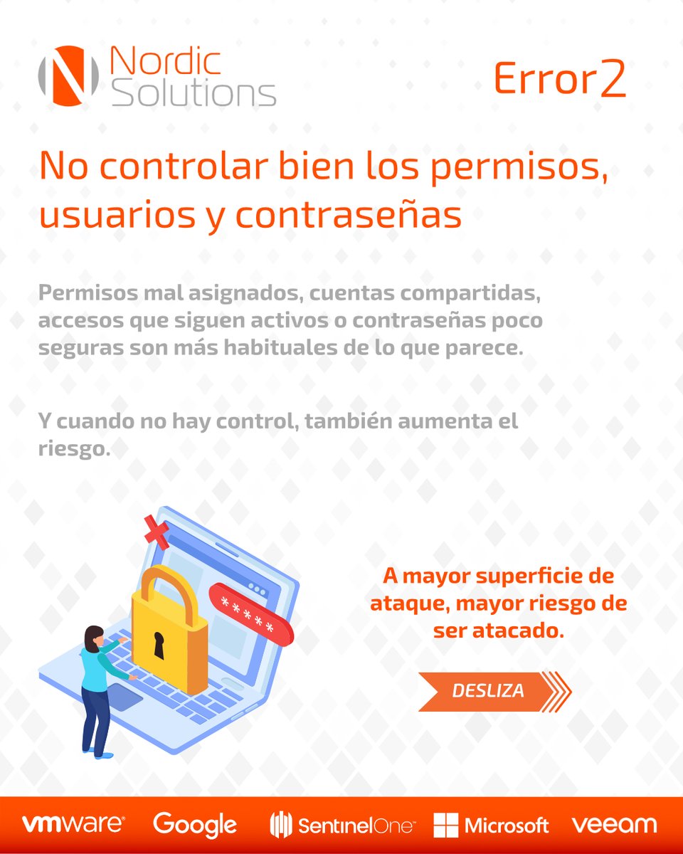 NordicSolution's tweet photo. 🔐 ¿Tu empresa está protegida?

Muchos ciberataques empiezan con errores del día a día.

👉 3 fallos de ciberseguridad que ponen en riesgo a tu empresa.

💡 No es una herramienta, es una estrategia.

📩 Te ayudamos a analizarlo.

#Ciberseguridad #IT https://t.co/tCmAPFhSsq
