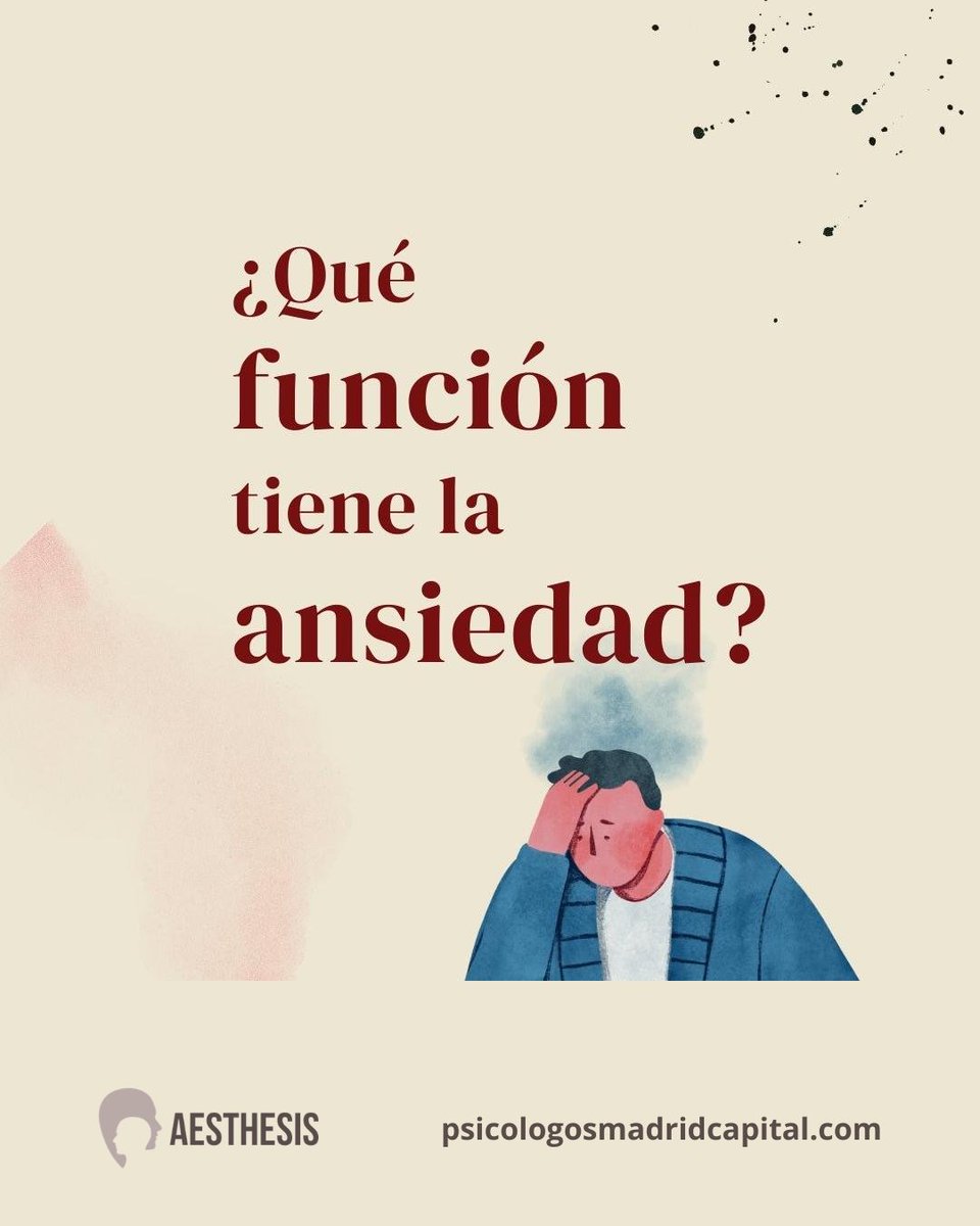 AesthesisPsico's tweet photo. 🤔 ¿Qué función tiene la Ansiedad?
La ansiedad funciona como una señal de alarma del organismo, indica que hay un peligro pero a diferencia del miedo, este peligro no tiene por qué ser tangible, observable o directamente real.

+INFO
https://t.co/7XTswIgmdU https://t.co/5sLTEf54tu