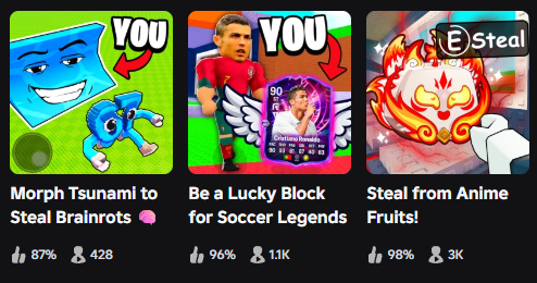 BoberSus's tweet photo. Our game reached 3K CCU! 🎉
All of our projects have reached 5K CCU!
I’m really glad that I started to get it right in Roblox Gamedev. I hope you do too! 🤗

#RobloxDev #RobloxDevs #Roblox