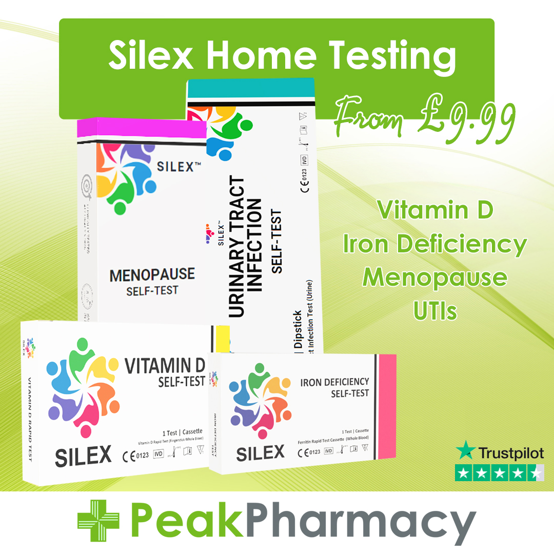 PeakPharmacyUK's tweet image. Take control of your health from home with #Silex Home Testing Kits - only £9.99!

Check for Vitamin D, Iron Deficiency, Menopause, or UTIs easily and confidently.  

Shop Now ➡ peakpharmacy.co.uk/pharmacy/177-S…

#HomeTesting #HealthCheck