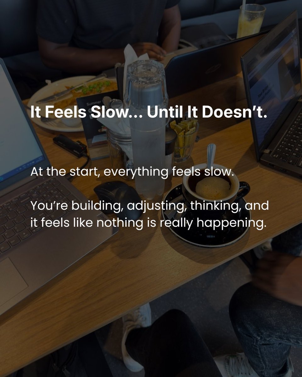 realrameezb's tweet photo. Momentum doesn’t come from one big move, it comes from showing up consistently.

#outwink #founder #unfilteredentrepreneur #techfounder #business https://t.co/cWBLCsPvha