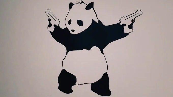 これはガンカタをするパンダ