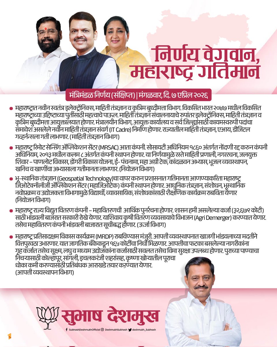 Subhash Deshmukh tweet media