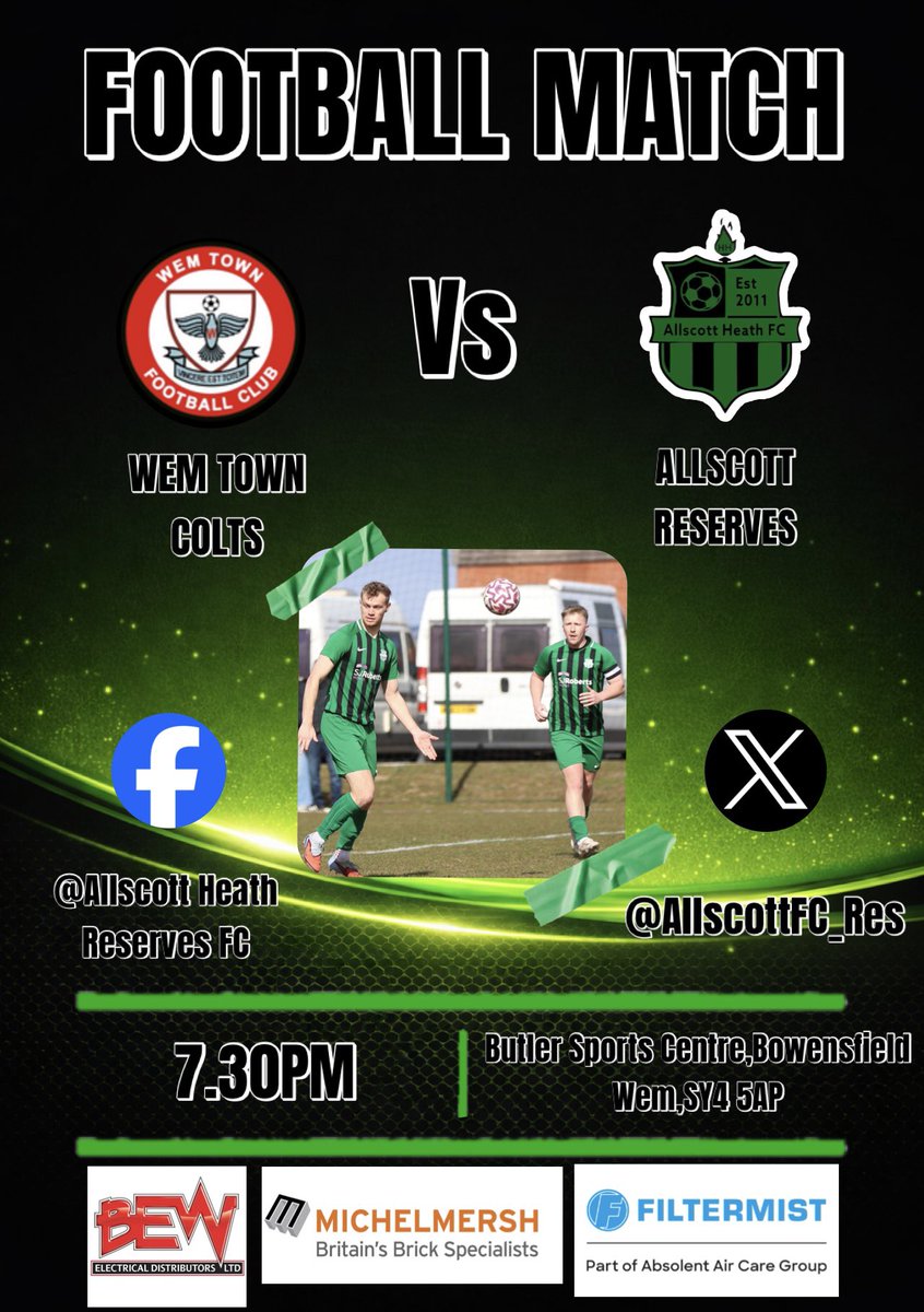 Allscott Heath Reserves FC tweet media