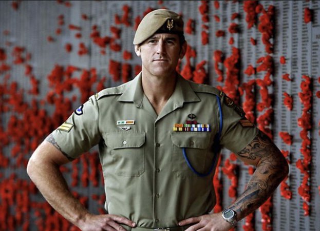 supertradesman's tweet photo. This arrest of Ben Roberts Smith says more about the spiteful left and the ABC network. This is an Australian embarrassment that we send soldiers to war, see their mates heads get blown off then review how our soldiers deal with the enemy in the moment. This is a leftist joke… https://t.co/Nh1Loso5mU