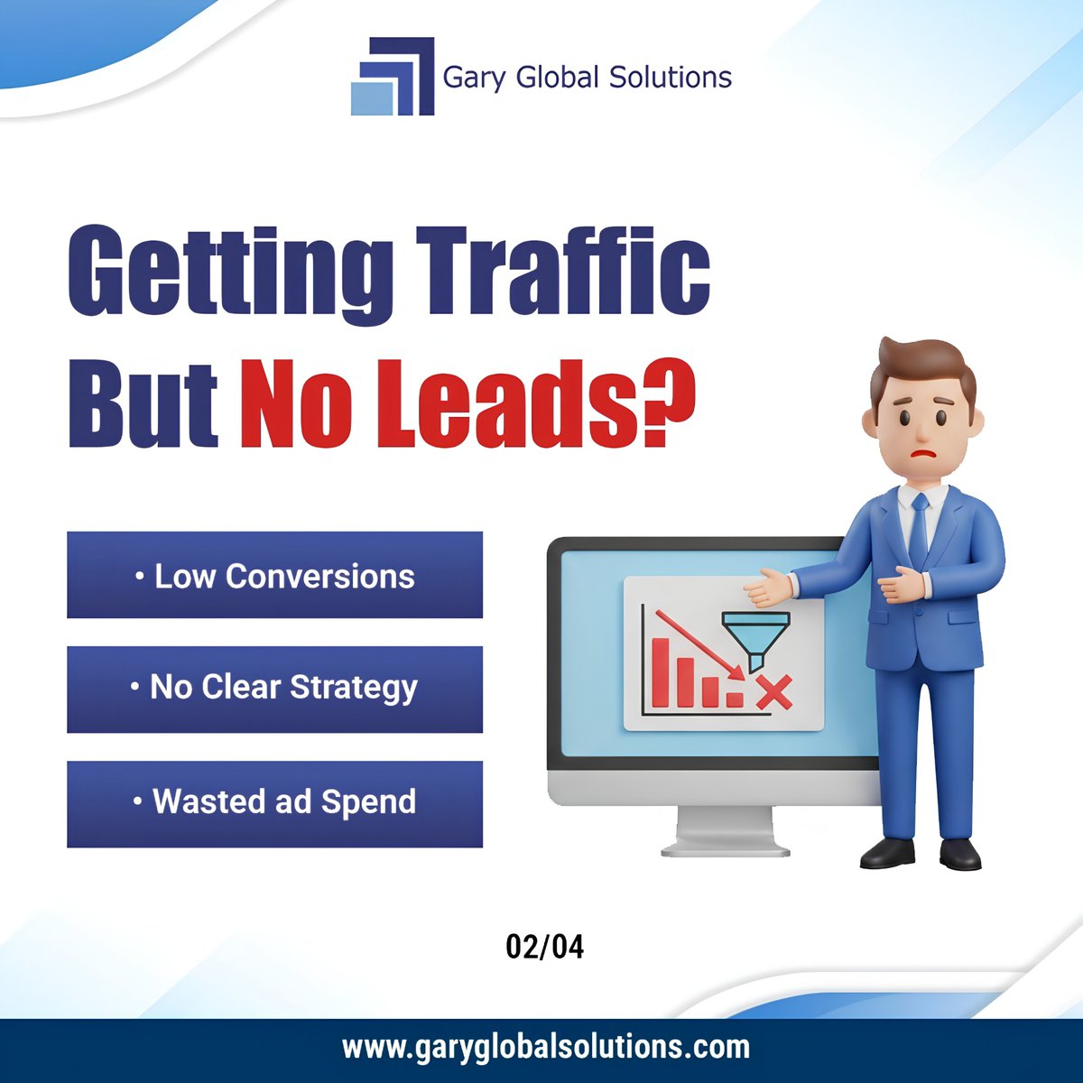garyglobalso's tweet photo. Your website has potential—but is it bringing leads?Traffic without conversions = lost revenue.
You don’t need just a website, you need a strategy.Turn clicks into customers with the right system.

Visit: https://t.co/MYxTmVpdgO

#DigitalMarketing #LeadGeneration #SEO https://t.co/9i12Np7PCH