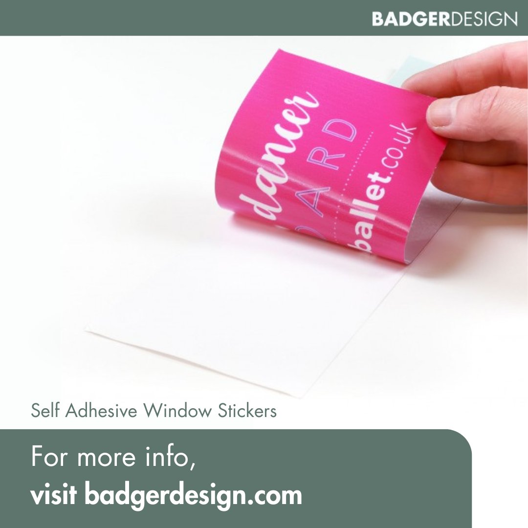 BadgerDesignLtd's tweet photo. Provide your clients with eye-catching Window Stickers, perfect for promoting brands on glass surfaces.

👉 Visit our website or call 01392 662100 for a quote today!

#promotionalmerchandise #promotionalproducts https://t.co/KH3JYmqCJw