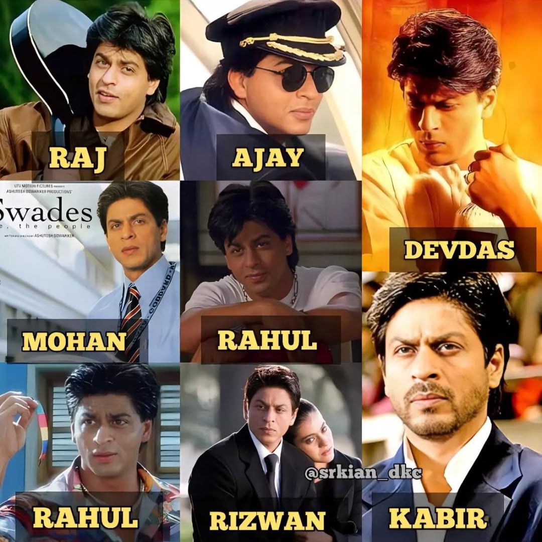 Every role carried a different soul, a different story, a different impact and somehow, each one set its own benchmark… that’s the magic of Shah Rukh Khan. ❤️🔥

<a href="/iamsrk/">Shah Rukh Khan</a> 
#ShahRukhKhan