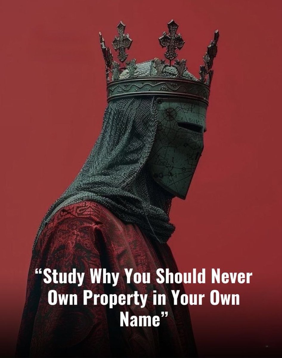 Study Why You Should Never Own Property in Your Own Name

-Thread-