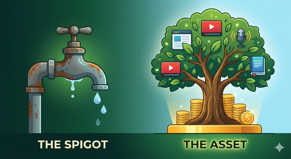 MidasSocial's tweet photo. Too many brands treat #ContentMarketing like a spigot: turn it on, content flows; turn it off, it stops. The goal is to build assets: a library of evergreen, high-value content that compounds in value over time.
#SEO #InboundMarketing #ValueAdd https://t.co/CYBKqm9GkI