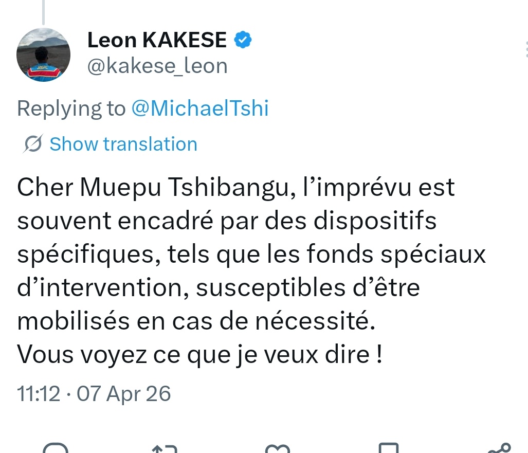 Michael Tshibangu tweet media