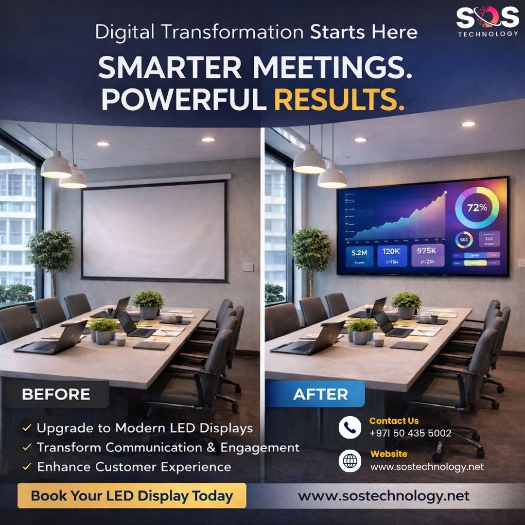 soscomputer2002's tweet image. Smart Office Upgrade
Enhance your meeting experience with LED panels that deliver crystal-clear visuals for presentations and discussions. These modern solutions improve collaboration and productivity, making your office smarter and more efficient.
 #SmartOffice #LEDPanel