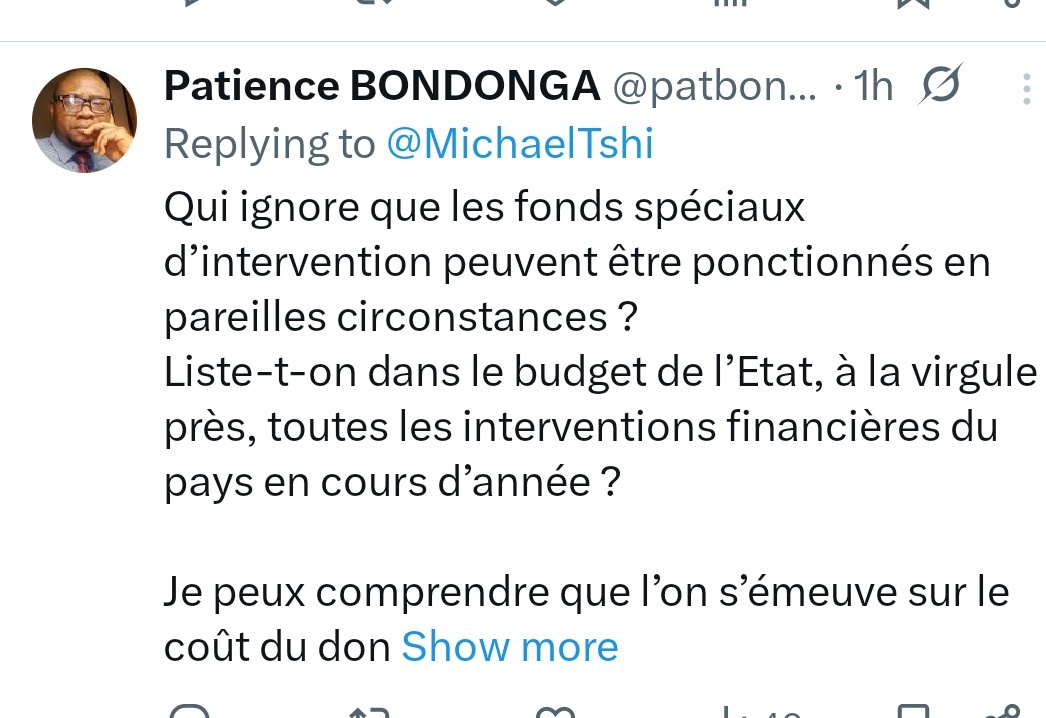 Michael Tshibangu tweet media