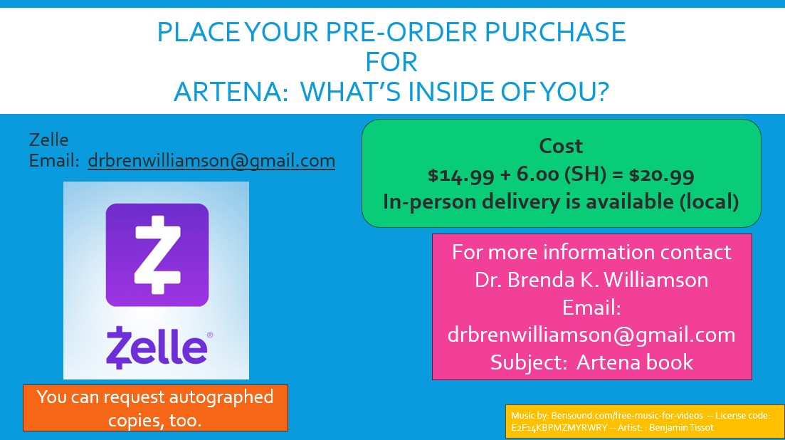 drbkw's tweet photo. Drum roll!!! Yes, let me officially share my first children's book titled, "Artena:  What's Inside of You?"  I am grateful for all the names shared, but her name is Artena.  Look forward to reading your comment.

#affirmations #Blackchildrensbook #childrensbook #drbkw https://t.co/YSwag3XhwW