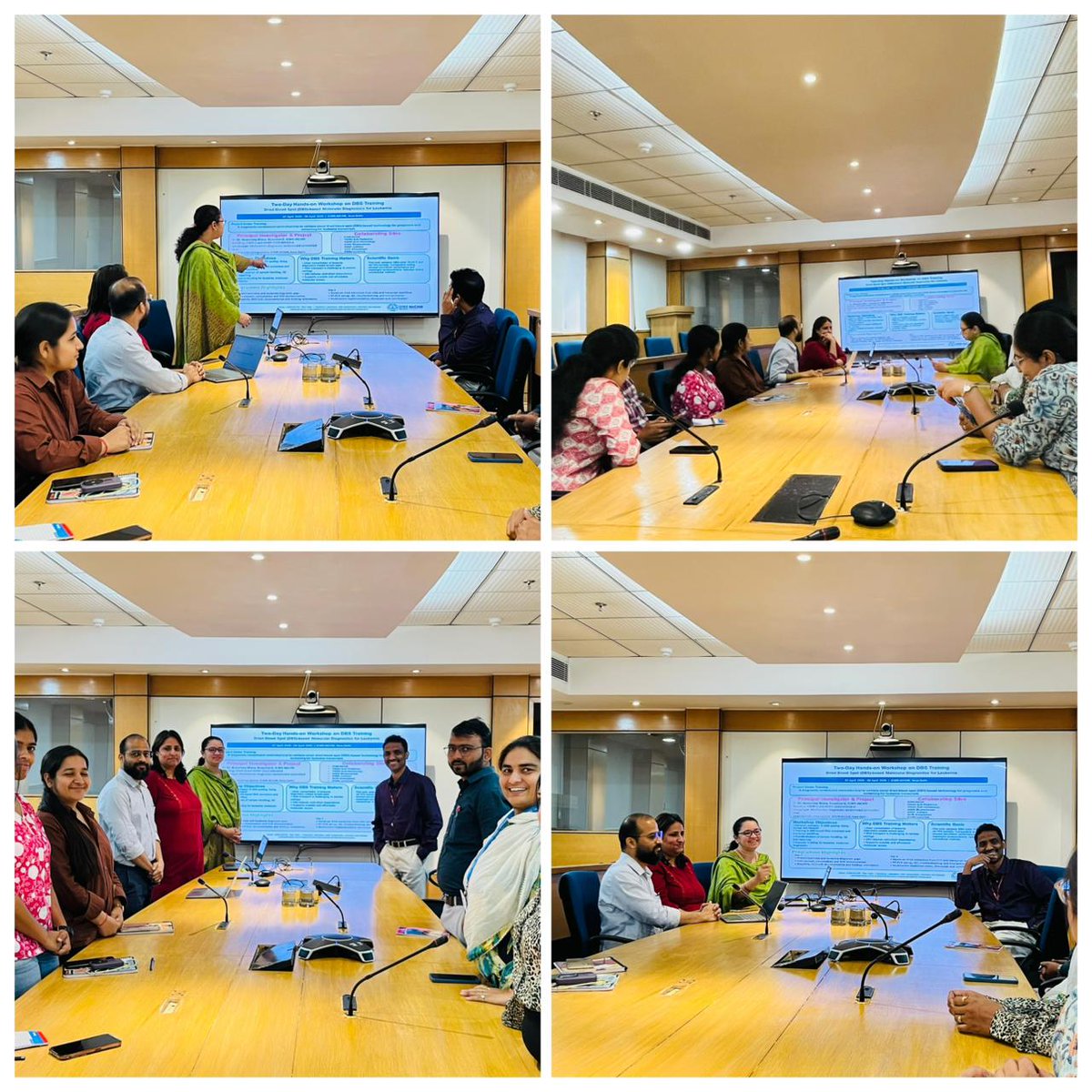IcmrNichr's tweet image. Two-Day Hands-on Workshop on DBS-based Molecular Diagnostics for Leukemia is being conducted on 07–08 April 2026 @IcmrNichr
Led by @draroonimamisra ,Scientist E the training focuses on DBS for accessible, high-throughput leukemia diagnostics.
#DBS #Leukemia #TranslationalResearch