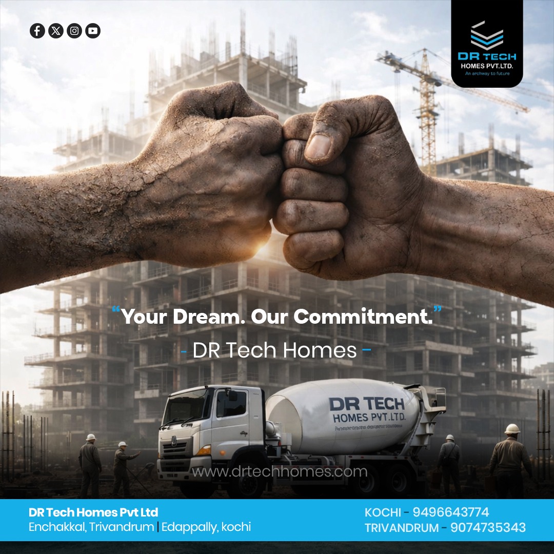 drtechhomes's tweet photo. Your dream deserves more than just construction—it deserves commitment. 🏗️

Let’s build your dream, the right way.📍 Thiruvananthapuram | Kochi
🌐 https://t.co/Dorez7fnUF
#Construction #DreamHome #BuildingTrust #KeralaHomes #Trivandrum #Kochi #RealEstate #DRTechHomes https://t.co/mVxrErOfOI