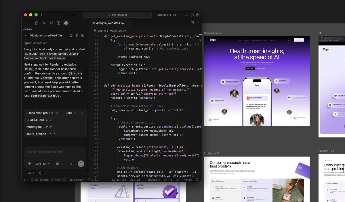 dakshpixelup's tweet image. design while the agent builds
