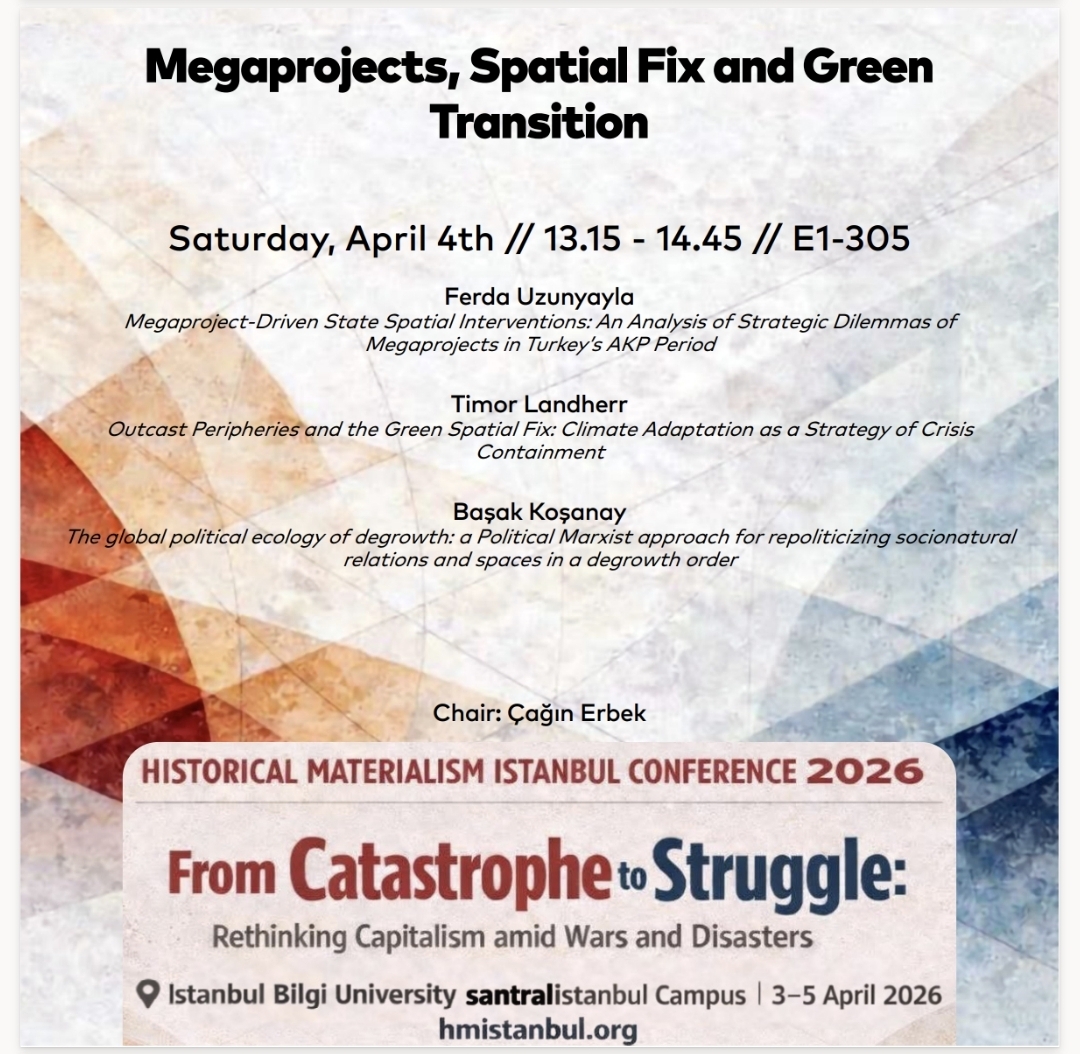 basakkosanay's tweet photo. On Saturday, I presented my paper at the Historical Materialism Istanbul Conference 2026 at my home institution Istanbul Bilgi University. I want to thank all the organizers for their efforts and all who attended for their camaraderie and encouragement throughout the conference🌿 https://t.co/vvFXcplCHI