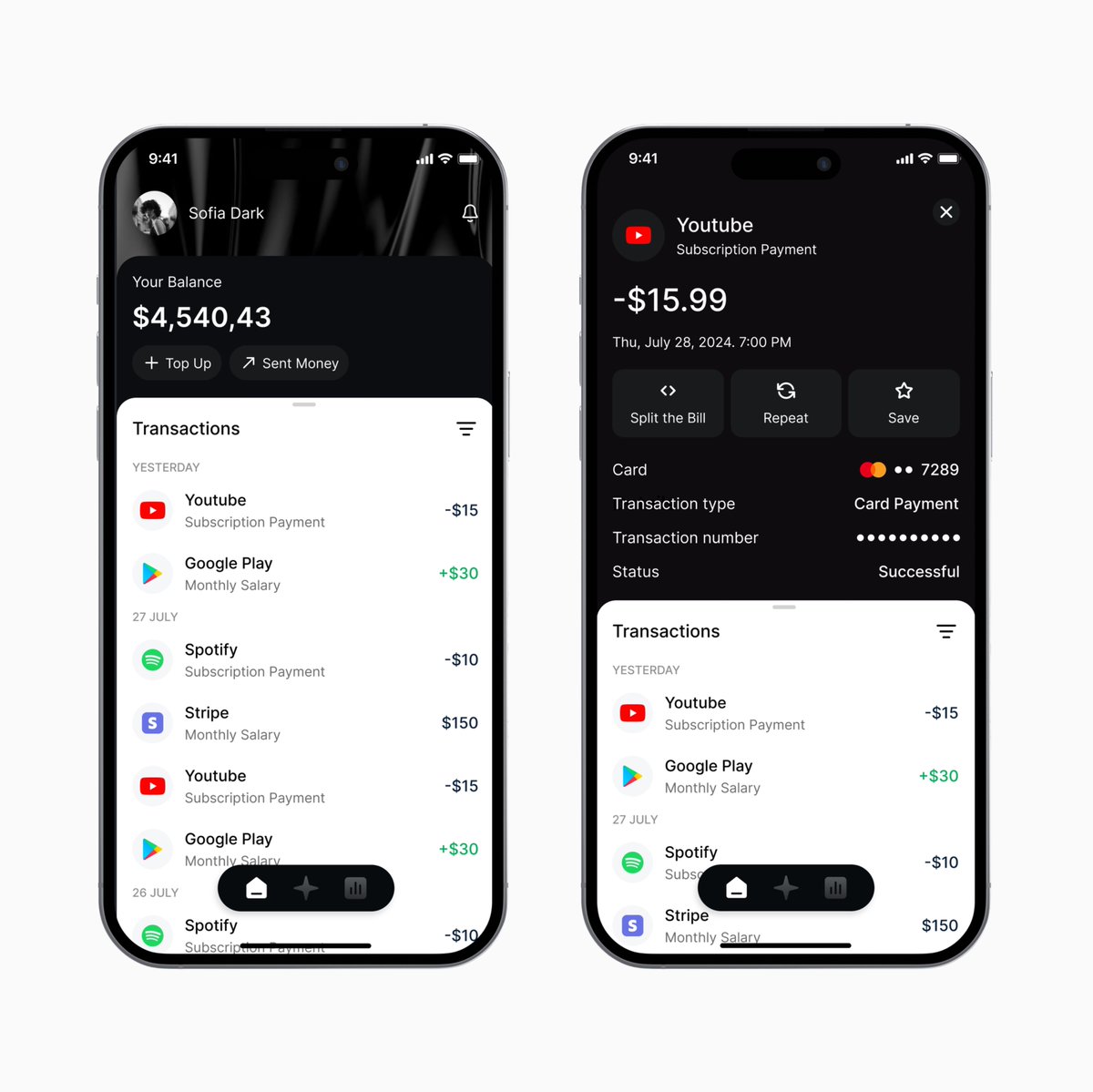 Fintech Mobile App UI Design
