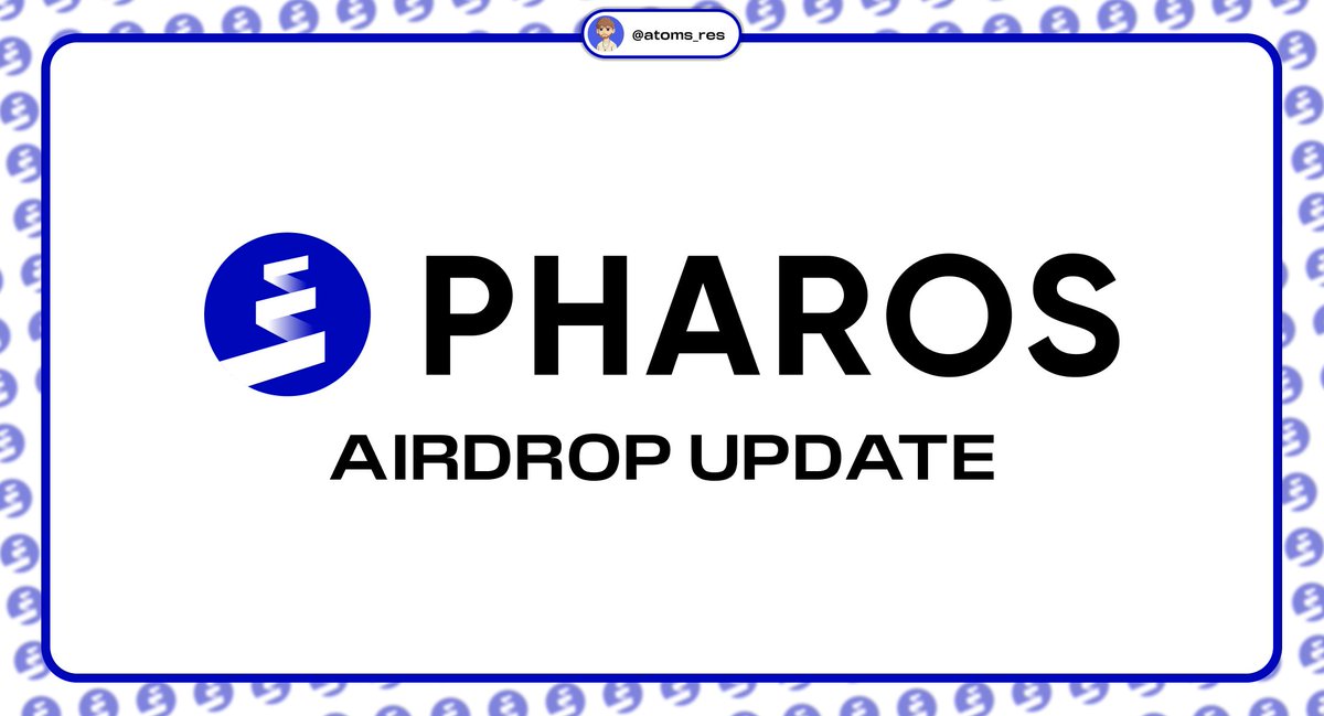 atoms_res's tweet image. ⚡️ Get the Pharos Airdrop before anyone else

@pharos_network has announced the launch of “Stake before the Stake”

What to do 👇

Pharos is opening 500 whitelist spots for an early “Stake before the Stake” round

Access goes through @layer3 and selection depends on your