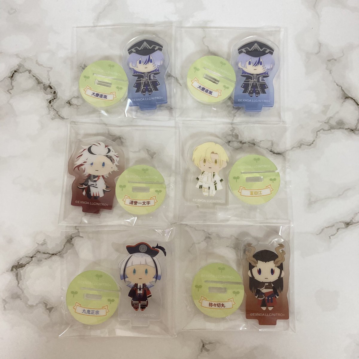 broom_1600's tweet photo. 【交換】
刀剣乱舞 ちゅあスタ ミニチュアアクリルスタンドコレクション 第10弾 第15弾

譲: 富田江、九鬼正宗、袮々切丸、道誉一文字、大慶直胤
求: 同種白山吉光、歌仙兼定＞一文字則宗、姫鶴一文字、七星剣　各1

Yahooフリマにて交換希望
https://t.co/cxBghbweKk

お気軽にお声掛けください https://t.co/dZxgKU0jEF