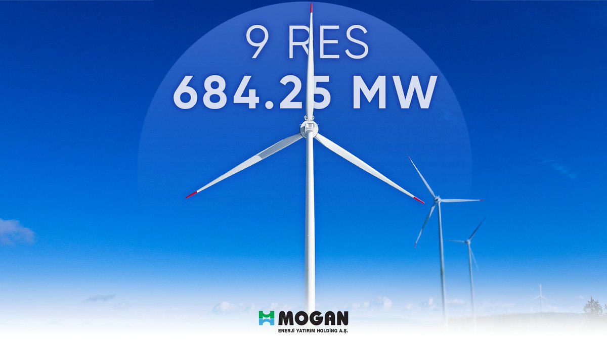 Toplam 684.25 MW kurulu güce sahip 9 RES.
Yenilenebilir enerji kaynaklarıyla daha temiz bir dünya mümkün.

#güriş #guris #gürişholding #gurisholding #mogan #moganenerji #moganenergy #meyh #moganenerjiyatirimholding
#moganenerjiyatırımholding #istekvarsaçözümdevardır