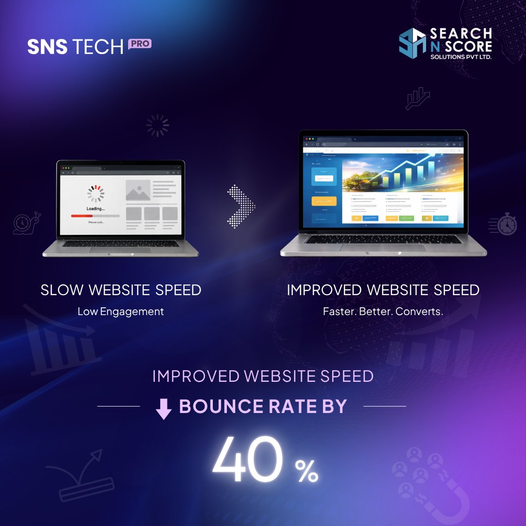 SearchnScore's tweet photo. Facing Slow Website Speed?

SNS Tech Pro help brands boost website performance &amp; reduce bounce rates by up to 40%.

Faster site. Better results.

Visit: https://t.co/6PAgYJLh8n

#WebDesign #WebsiteSpeed #UXDesign #DigitalGrowth #ConversionRate #CRO #pagespeed #developmentservices https://t.co/f9aIdk5wkE