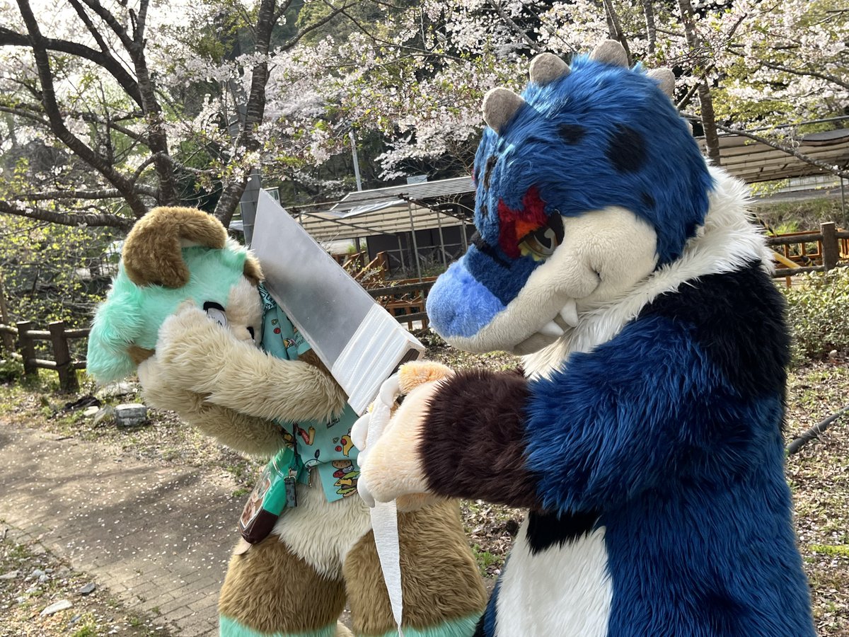 Ghosuke_Ragnas's tweet photo. わにの復讐と とばっちりを受けるシャオくん
#すさモフ2 https://t.co/yhZ0JDwEhK