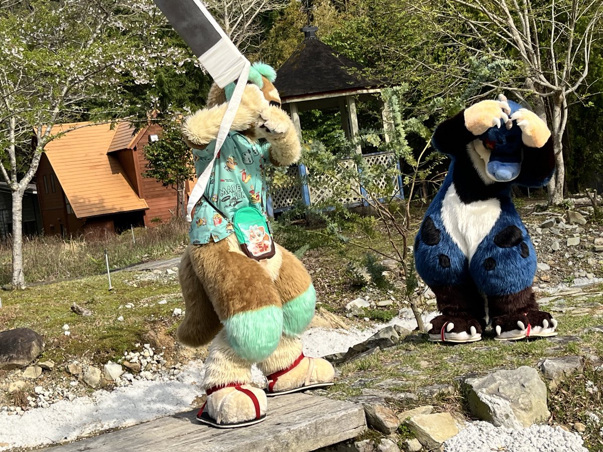 Ghosuke_Ragnas's tweet photo. わにの復讐と とばっちりを受けるシャオくん
#すさモフ2 https://t.co/yhZ0JDwEhK