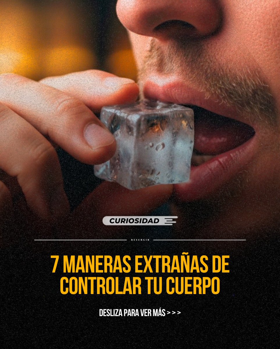 7 maneras extrañas de controlar tu cuerpo

- Hilo -