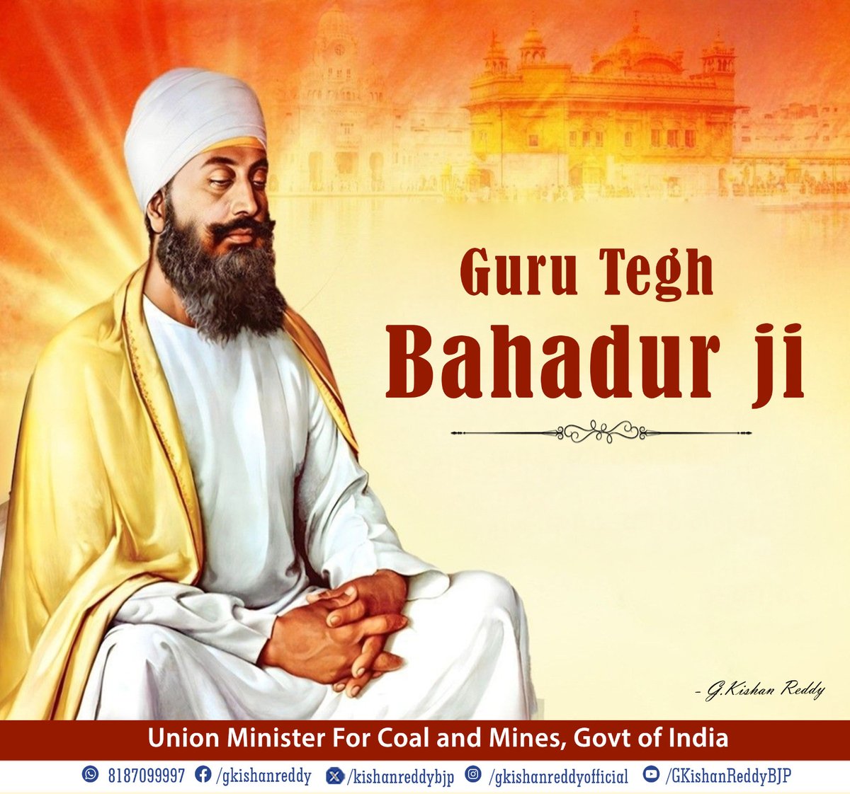 G Kishan Reddy tweet media