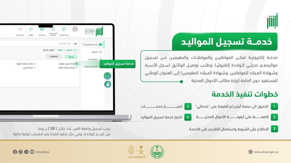 الأحوال المدنية tweet media
