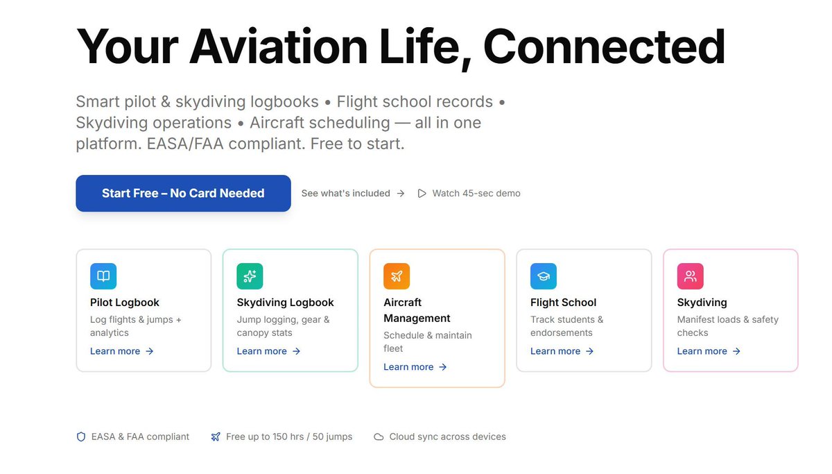 pilotflows's tweet photo. Our core website, https://t.co/caJgvYwhp4, has received major updates over the past weeks and
months - take a look and see what's new.

#pilotflows #aviation #pilots #skydiving https://t.co/2d5uruoEoD