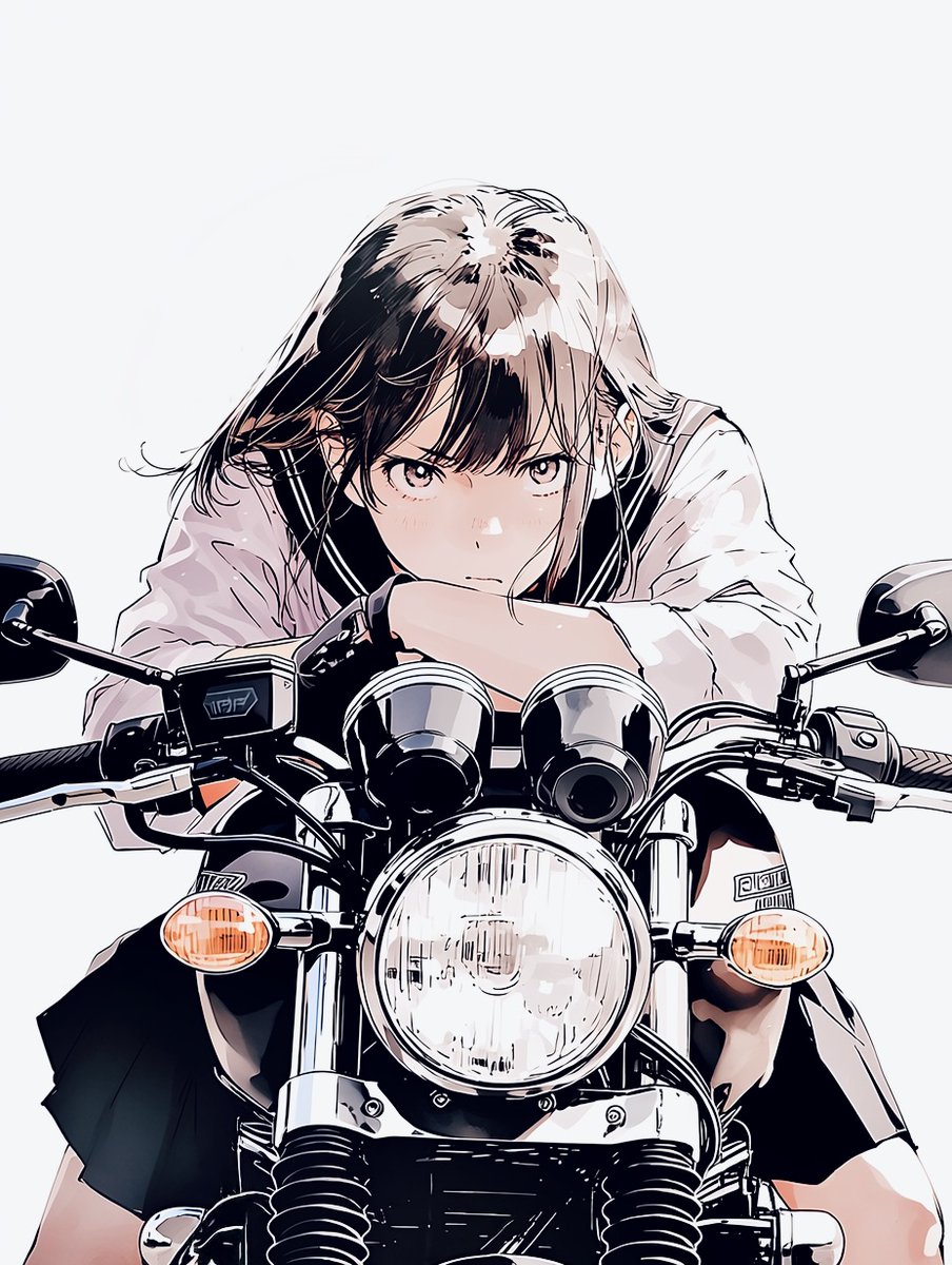 gufutokuku999's tweet photo. 『バイク女子物語』 
 デュアルパーパス女子 https://t.co/OkGKlPCPi7