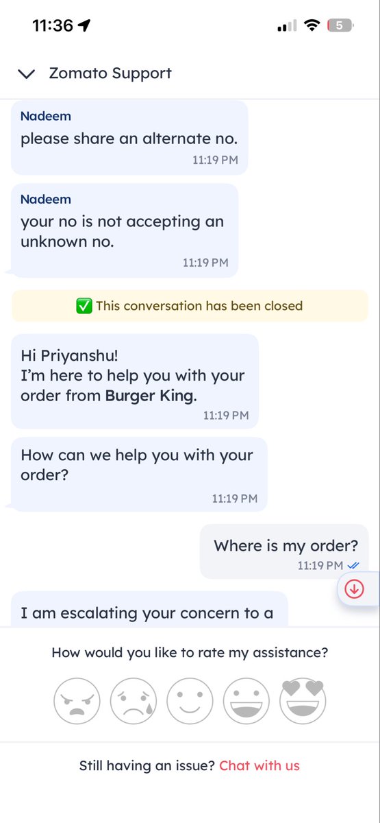 sp20131's tweet photo. @zomato @zomatocare @deepigoyal https://t.co/lfSWG5sfzG