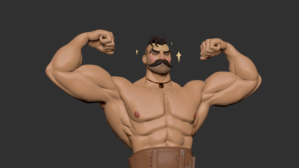 D_dacaal's tweet photo. Lash WIP! Hopefully I will indeed finish him. 

#Lash #deadlockvalve #deadlockart #3d #zbrush https://t.co/LJlYz05swH