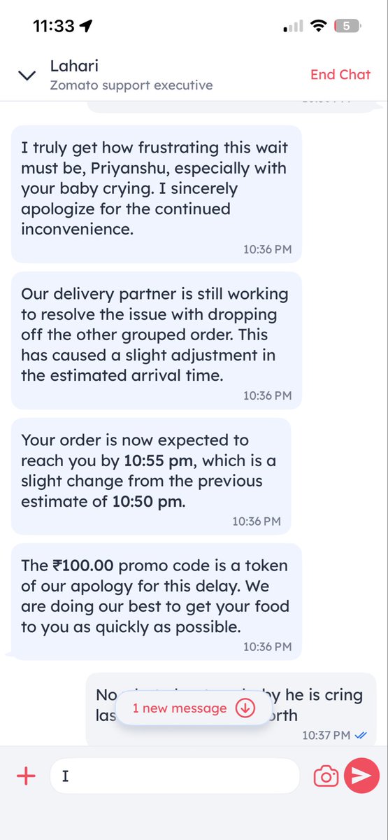 sp20131's tweet photo. @zomato @zomatocare @deepigoyal 
What about my issue . https://t.co/KBUUhBGGZe