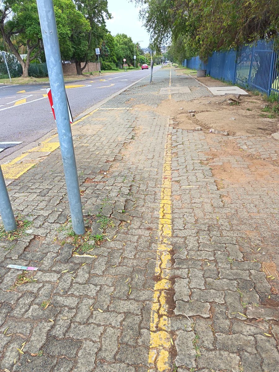 collbowie's tweet photo. @CityTshwane  all these pictures are of repair work that has not been completed by CoT outside Uitsig High School in Marquard Street, The Reeds. Please can this be attended to. It is dangerous besides being an eyesore. There is also an open manhole. https://t.co/oY8rJ99zWS